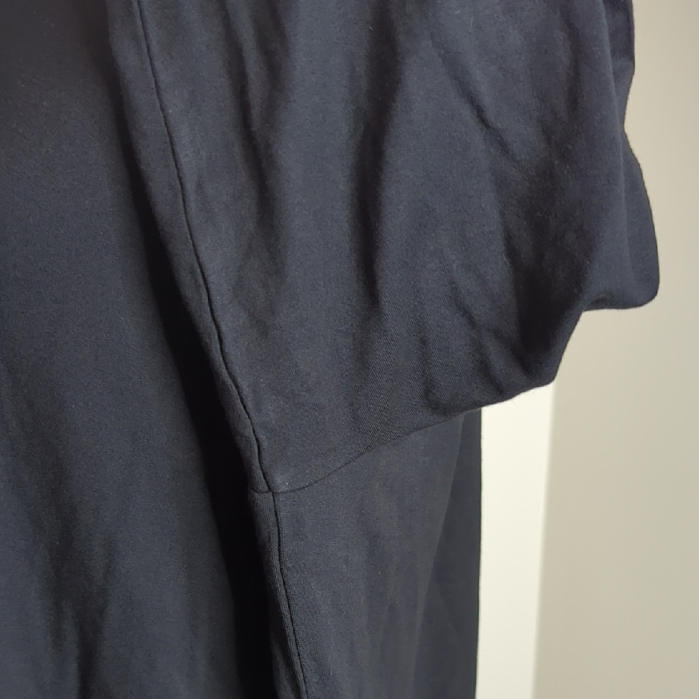 Jane And Delancey Black Layered Long-Sleeve Tunic with Striped Hem Size 2x - Picture 4 of 11